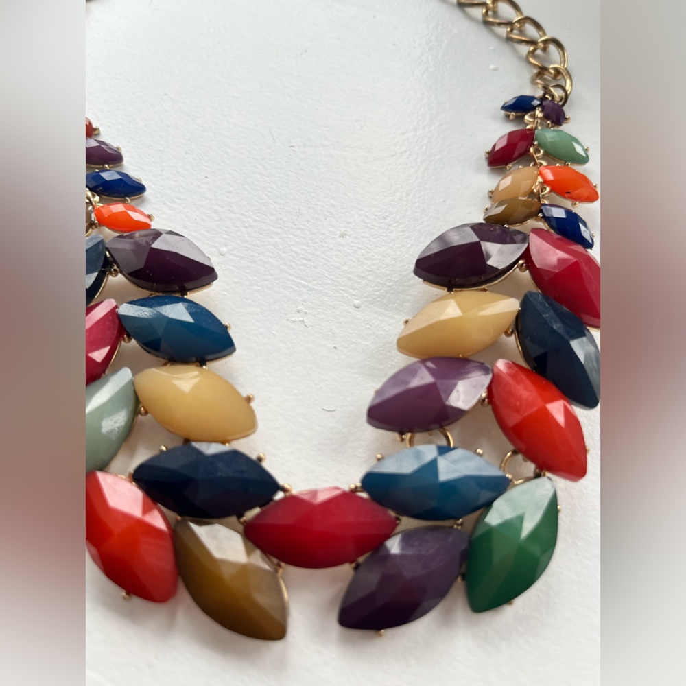 ModCloth multi color statement necklace